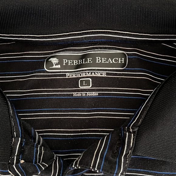 Pebble Beach Mens Golf Polo - Size Large - Picture 3 of 4
